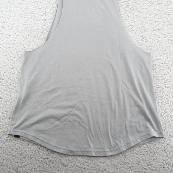 Under Armour UA Project Rock Training Tank Hoodie Mens Size Medium Grey NEW - Picture 10 of 14